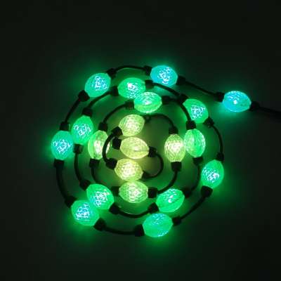 led pixel string , rgb led wedding lighted curtain led crystal magic ball light