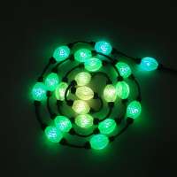 led pixel string , rgb led wedding lighted curtain led crystal magic ball light